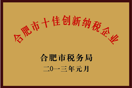 合肥市十佳企業(yè)