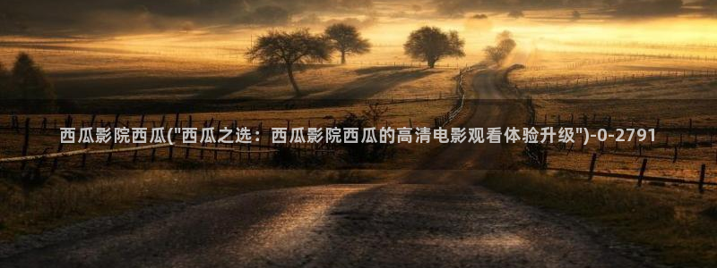 西瓜影院在线播放观看