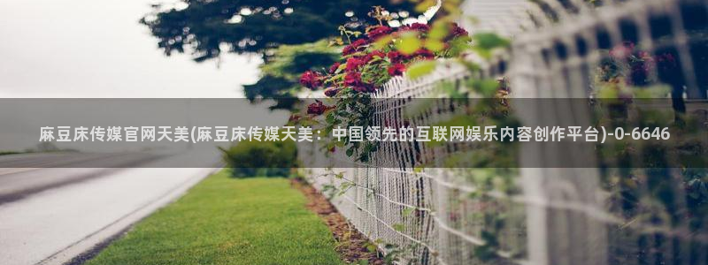 麻豆传媒下载官网入口：麻豆床传媒官网天美(麻豆床传媒天美：中国领先的互联网娱乐内容创作平台)