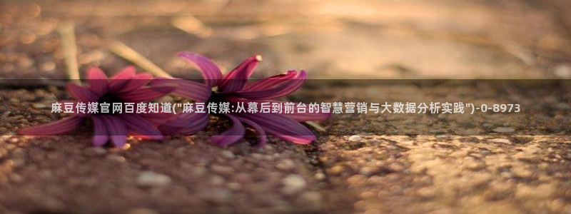 麻豆传媒官网小蝌蚪：麻豆传媒官网百度知道(\